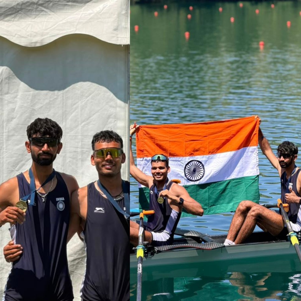 2 Indian army men script history, win first-ever gold in World Rowing Cup