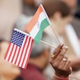 India-US flag India-US flag