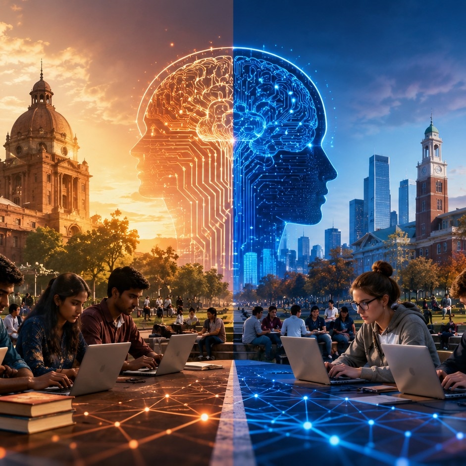 India vs US: Colleges are betting big on AI, but in very different ways