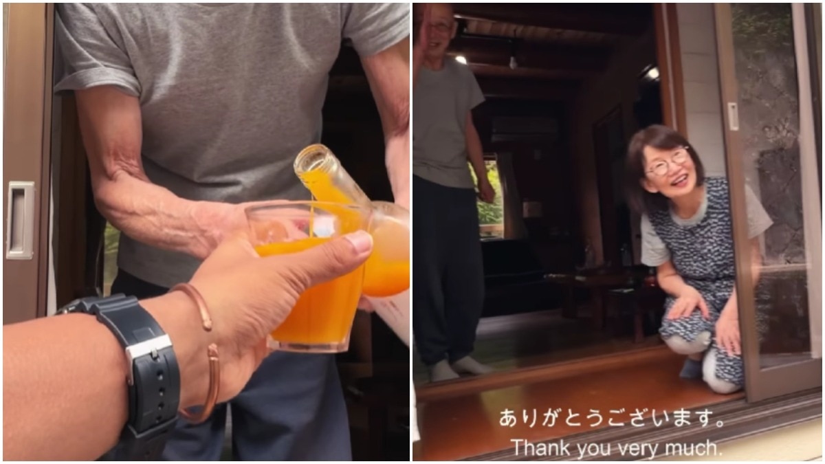 Indian man in Japan approaches couple for water, ends up with a wholesome surprise