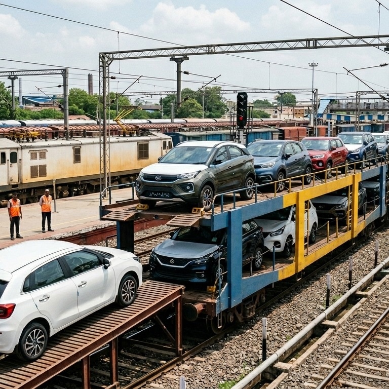 Did you know? You can transport your car by train in India. Here's the cost