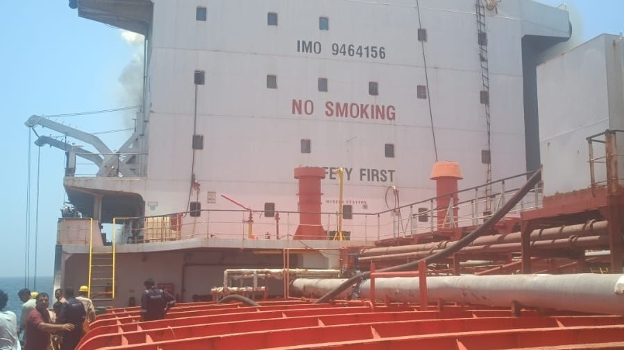 Ship with 24 Indian seafarers hit in alleged US Navy strike near Oman; crew safe