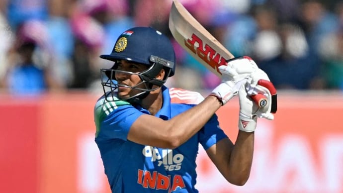 India's captain Shubman Gill in this frame. (Getty)