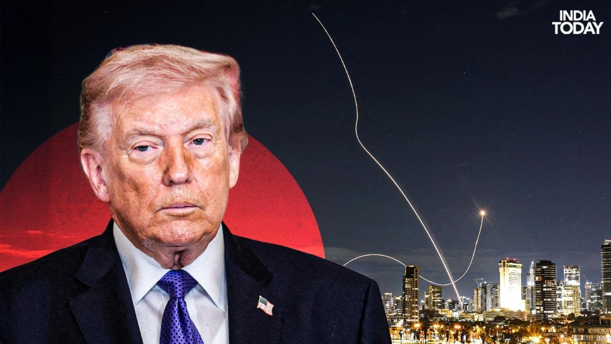 I call the shots: Trump urges restraint after Iran missiles target Israel
