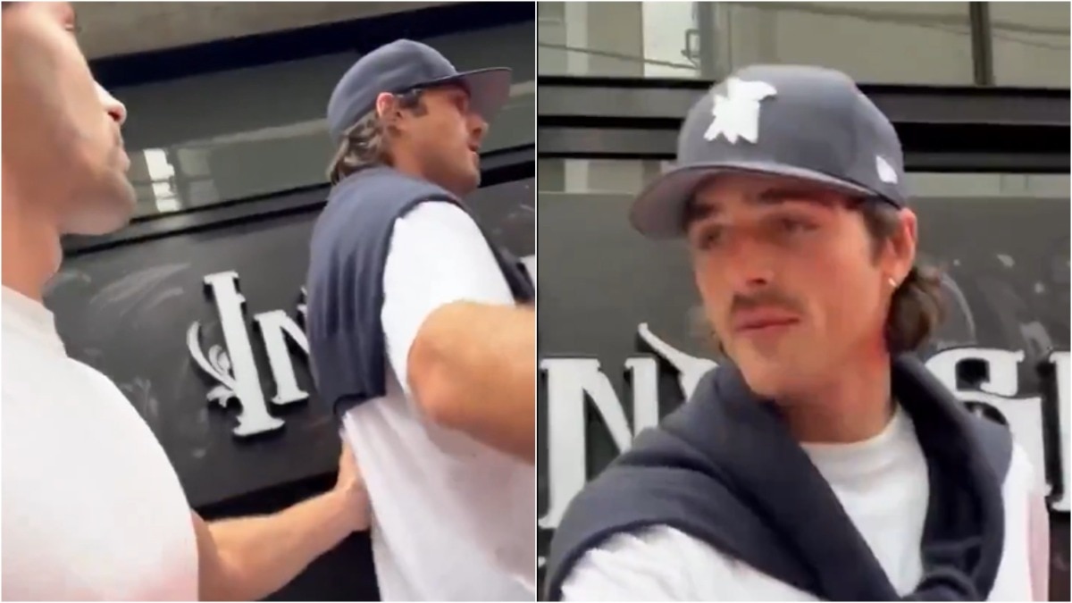 Jacob Elordi snaps back during a fan encounter in 