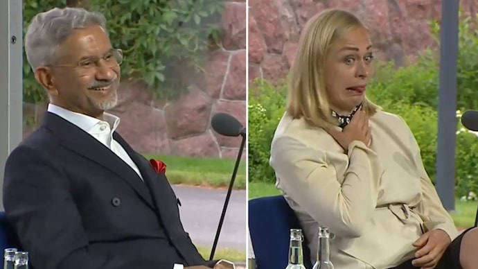 Jaishankar's quip leaves Finland Minister with a priceless reaction.