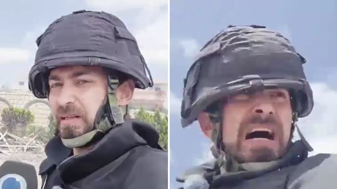 Journalist Hadi Hoteit shared a video that he said shows the attack unfolding while he was reporting from an open area in southern Lebanon. Journalist Hadi Hoteit shared a video that he said shows the attack unfolding while he was reporting from an open area in southern Lebanon.