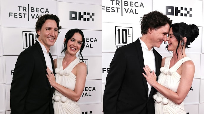 Justin Trudeau, Katy Perry make it red carpet official. (Photo: AFP)