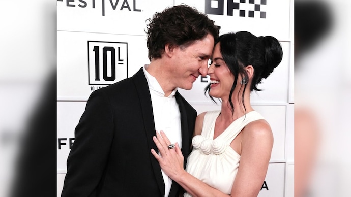 Katy Perry says Justin Trudeau makes her feel whole at Tribeca debut. (Photo: AFP)
