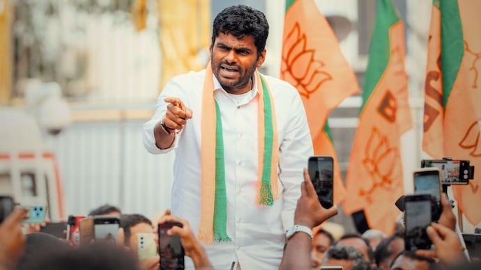 K Annamalai, who was famously known as the 'Singham' of Karnataka Police, joined the BJP in 2020 to lead it in Tamil Nadu. (Image: @annamalai_k/X) K Annamalai, who was famously known as the "Singham" of Karnataka Police, entered politics by joining the BJP in 2020 and made the saffron party politically relevant in Tamil Nadu. (Image: @annamalai_k/X)