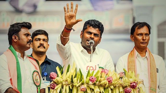 K Annamalai's remarks on crime against minors in Tamil Nadu drew attention for his repeated references to North Indian migrant workers. (Image: @annamalai_k/X)