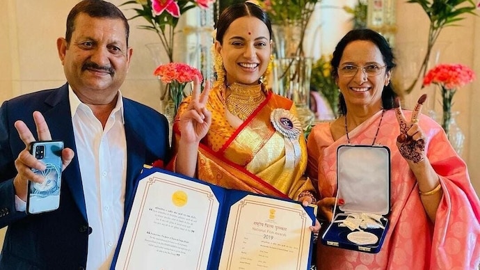 Kangana Ranaut shares why parents were dissapointed with her career in films (Credit: Instagram/KanganaRanaut) Kangana Ranaut shares why parents were dissapointed with her career in films