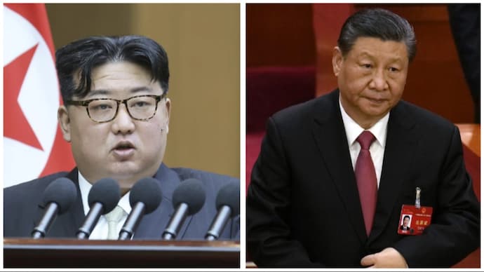 North Korean leader Kim Jong-Un and Chinese President Xi Jinping