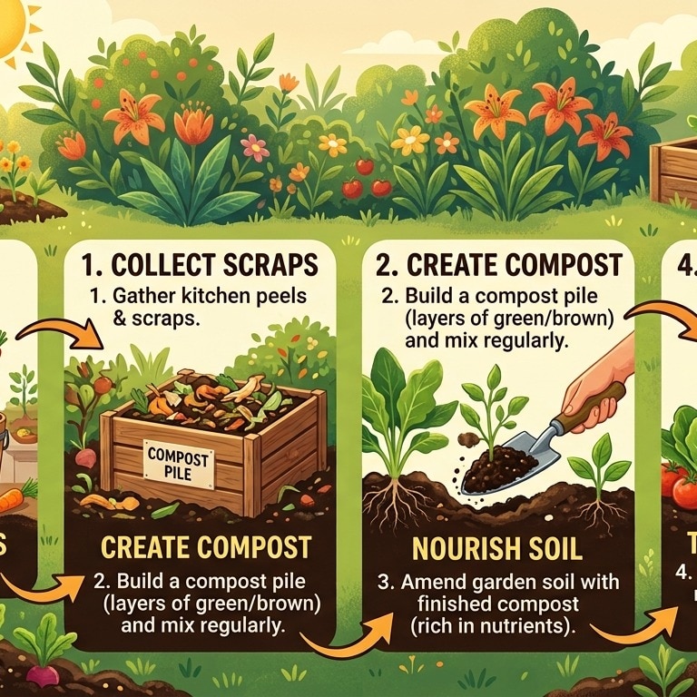 Did you know fruit and vegetable peels can help plants grow naturally? Here's how