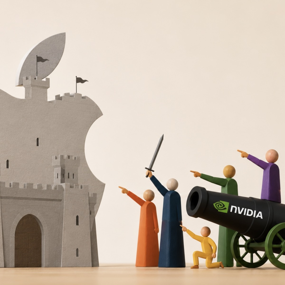 PC makers and Microsoft take aim at Apple again, this time with help of Nvidia
