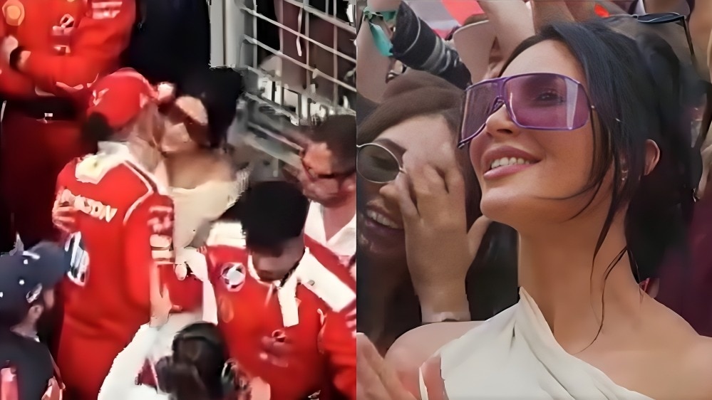 Lewis Hamilton's Monaco kiss for Kim Kardashian steals the s
