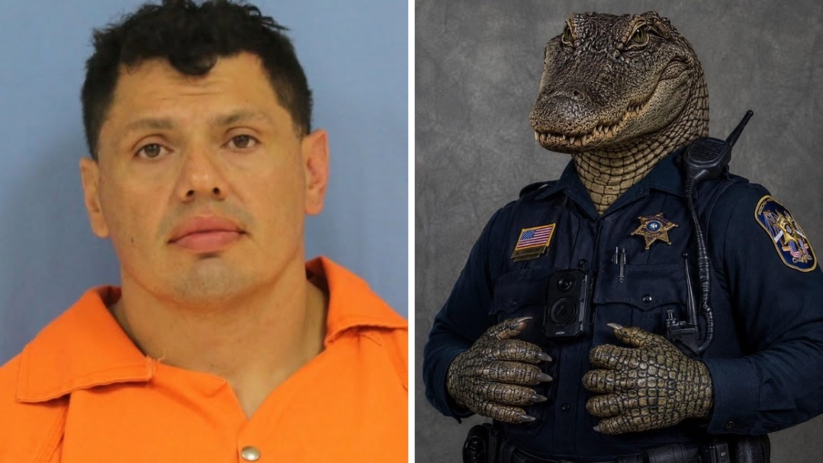 Video: Suspected drunk driver attacked by alligator while fleeing police chase