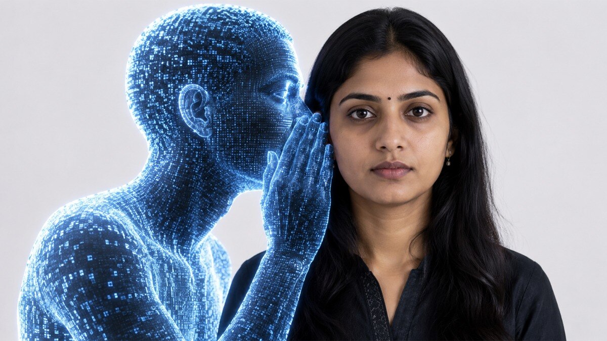 An AI model does not know what it is saying, but It knows what tends to come next. (Representational image made with AI)