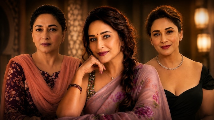 A bold new avatar has emerged in Madhuri Dixit's OTT roles. (Photo credit: Author) Madhuri Dixit