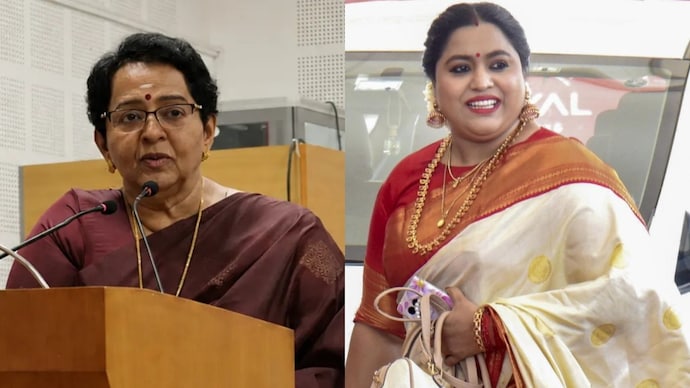 AMMA crisis deepens as Mallika Sukumaran and Lakshmipriya resign from film body. (Photo credit (R): PTI) Mallika Sukumaran and Lakshmipriya