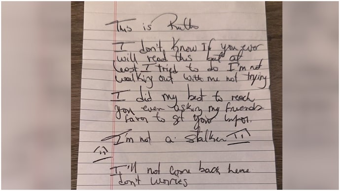 Man rejects Bumble date, she turns up unannounced at his house with a letter