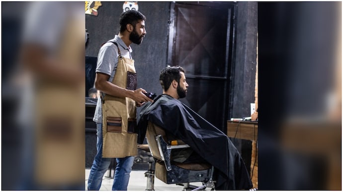 man haircut