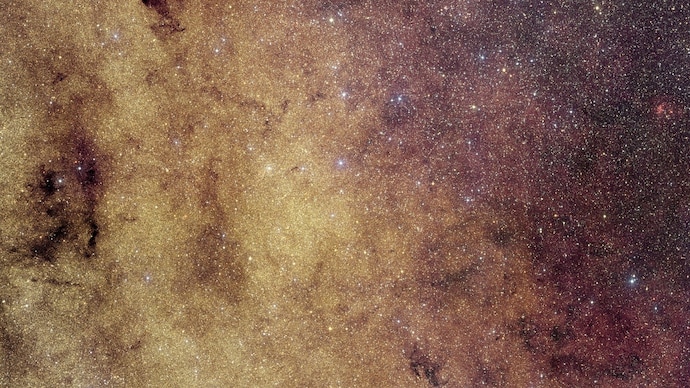 Milky Way galaxy heart