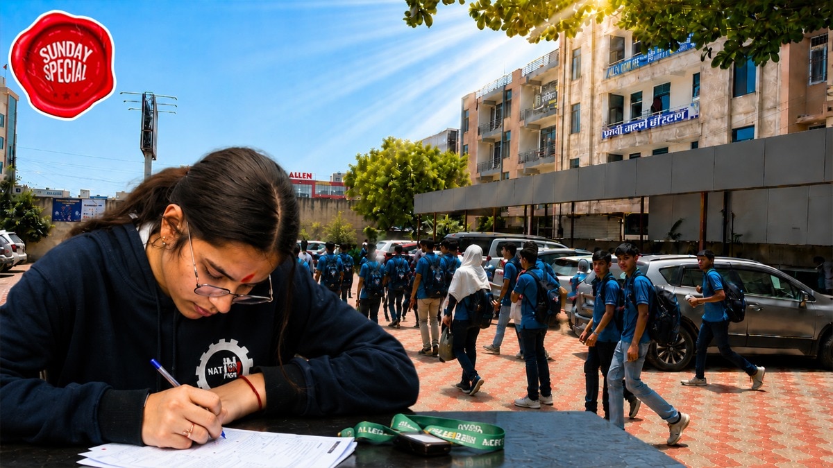 Millions of students in India dream of securing a seat in an IIT or AIIMS, but the scenes in Kota and Sikar today are no less than those of an IIT campus itself. (Image: Avinash Kateel)