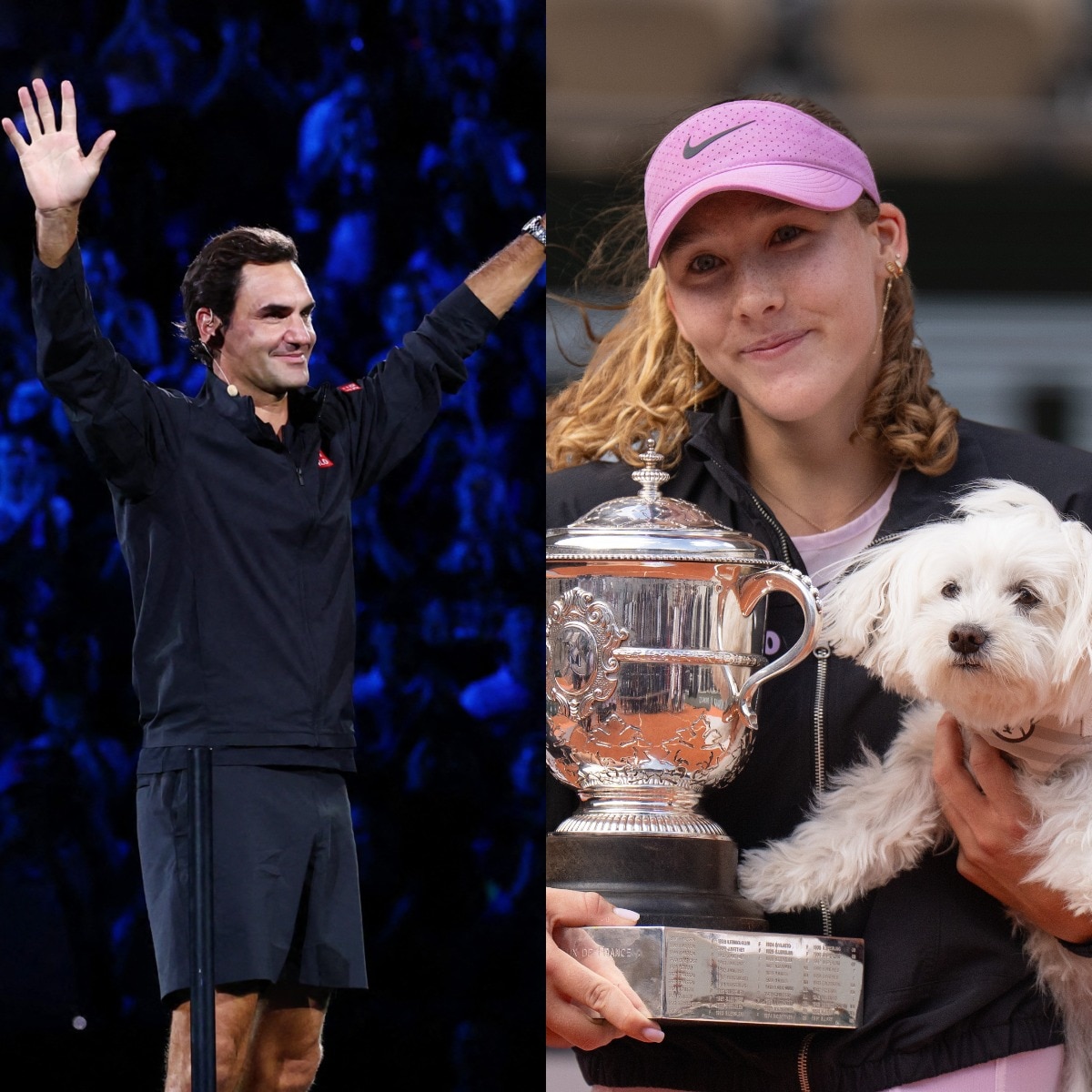 Mirra Andreeva, Roger Federer