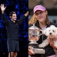 Mirra Andreeva, Roger Federer Mirra Andreeva, Roger Federer