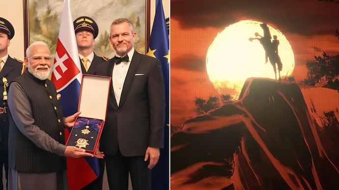 PM Modi's Slovakia post featuring AA23 theme goes viral (Photo: Instagram)