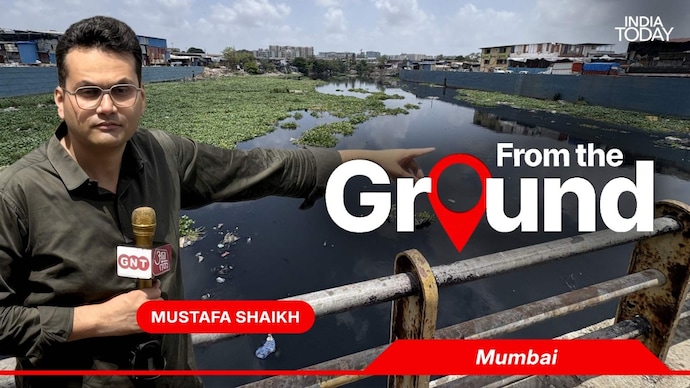 Mumbai is set to receive the monsoon, but the city’s key drainage channel remains severely clogged. Mumbai is set to receive the monsoon, but the city’s key drainage channel remains severely clogged.