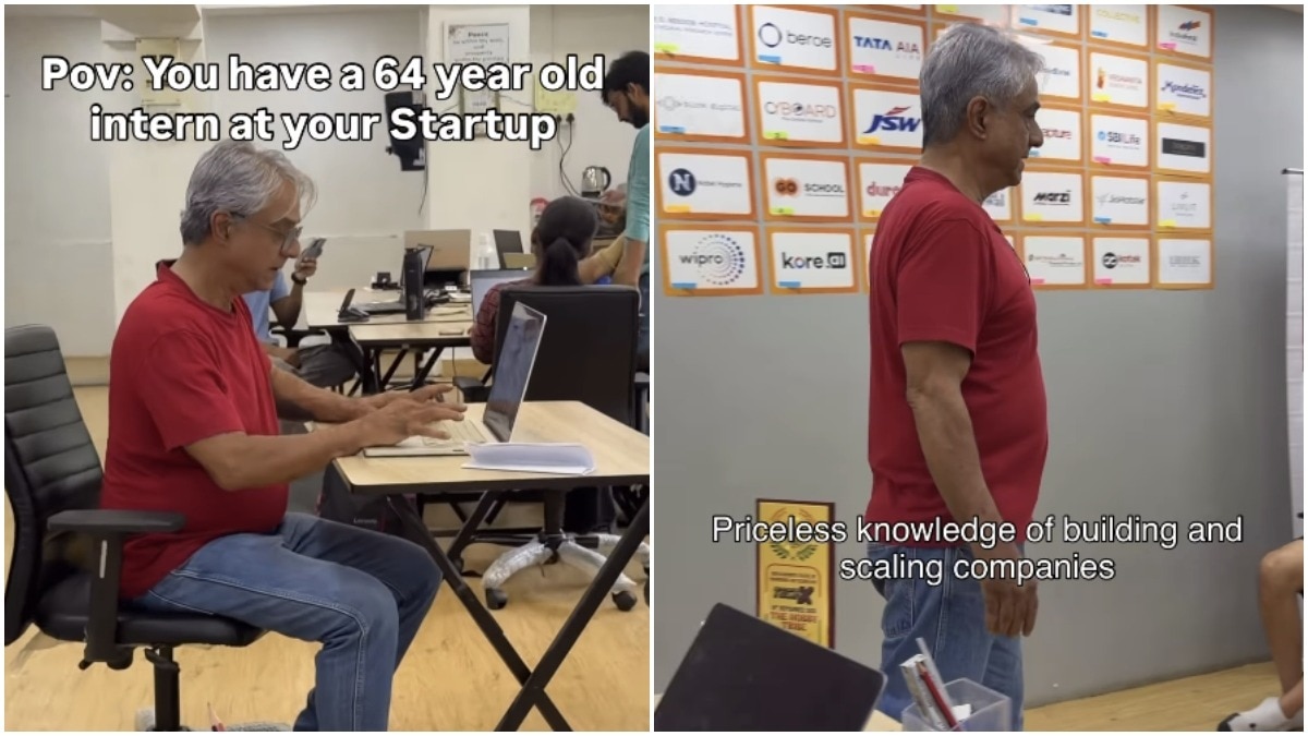 Mumbai startup’s founder hires 64-year-old intern, video goes viral