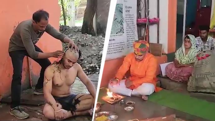 Muslim Man converts to Hinduism