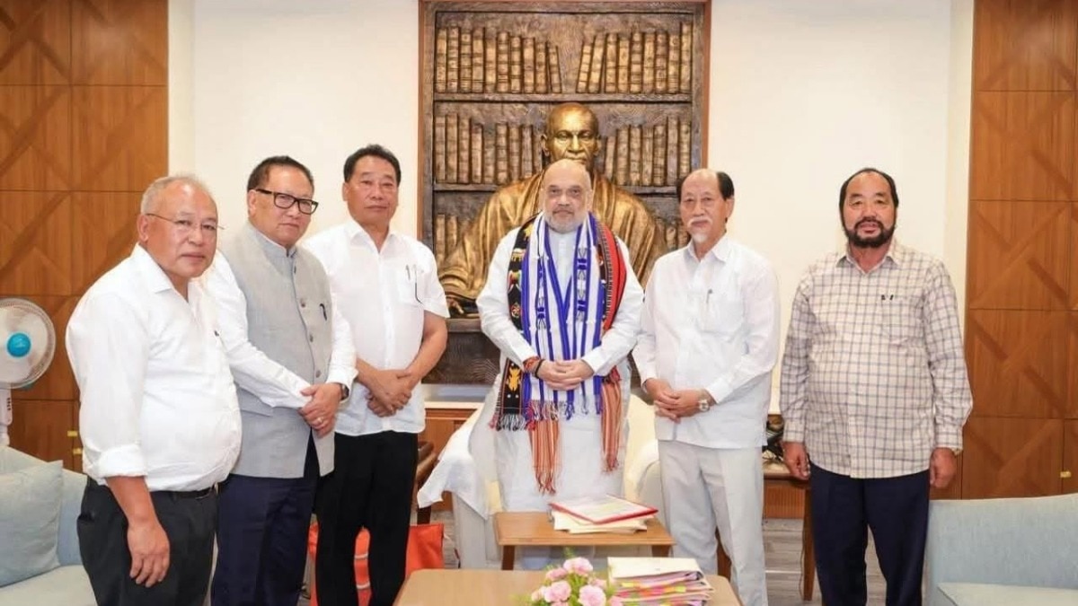 Why was Manipur CM missing? Congress questions Shah-Naga MLAs meeting