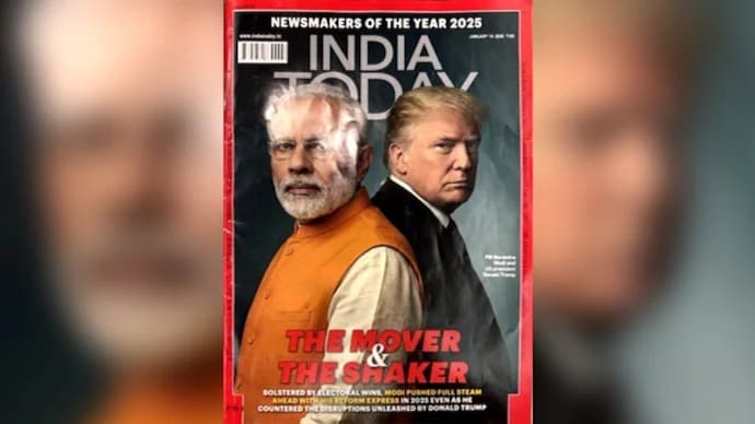 US President Donald Trump reshared India Today’s cover featuring Narendra Modi on Truth Social.