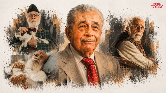 Actor Naseeruddin Shah, at 75, proves true longevity comes from embracing diverse challenges, not clinging to type. (Credit: India Today/Arun Prakash Uniyal) Naseeruddin Shah at 75: The enduring master who still owns every frame