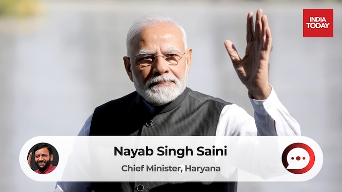 Several historic steps have also been taken to strengthen national unity and integrity. (Photo: Reuters) Nayab Singh Saini Narendra Modi