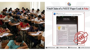 NEET re-test paper leak claim goes viral on Telegram, PIB calls it fake NEET re-test paper leak claim goes viral on Telegram, PIB calls it fake