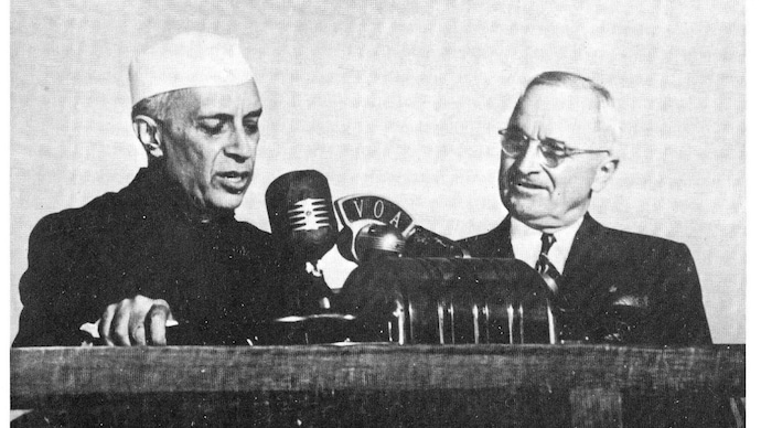 India's first PM, Jawaharlal Nehru visited the US in late 1949. Notably, Nehru also held the external affairs portfolio until his death in 1964. Nehru and Truman