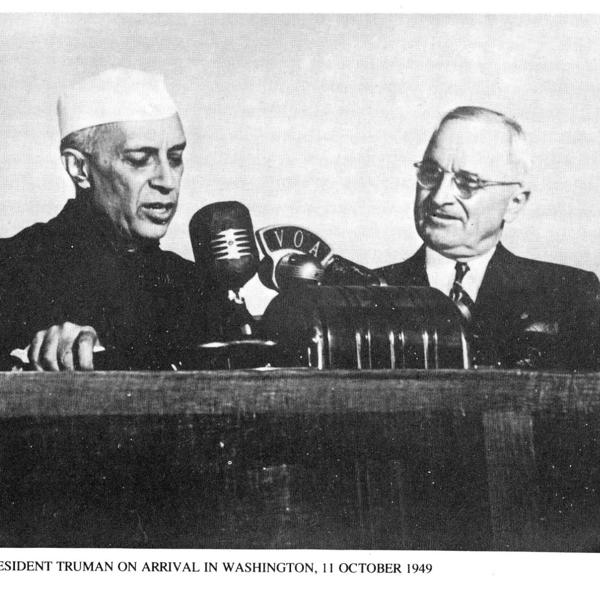 Nehru and Truman
