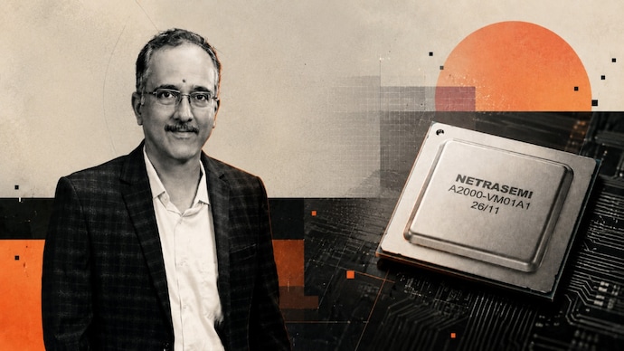 Jyothis Indirabhai, CEO and co-founder of Netrasemi (Representational image made using AI by Divya Bhati ) Netrasemi