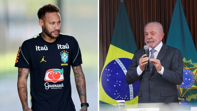 Neymar was made fun of by the Brazillian President Lula. (Image: Reuters)