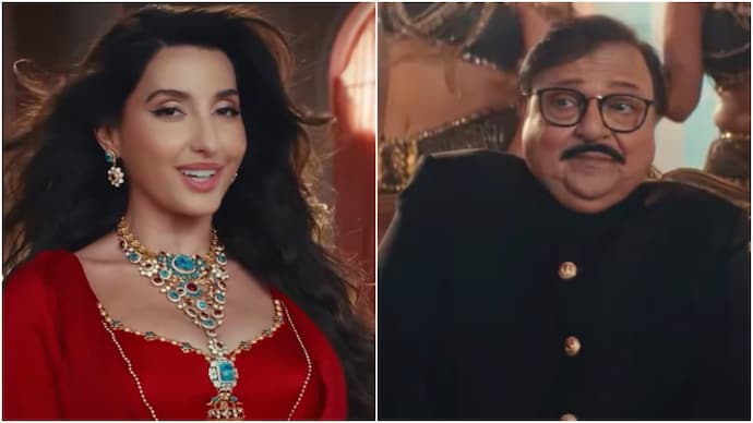 Nora Fatehi and Rakesh Bedi