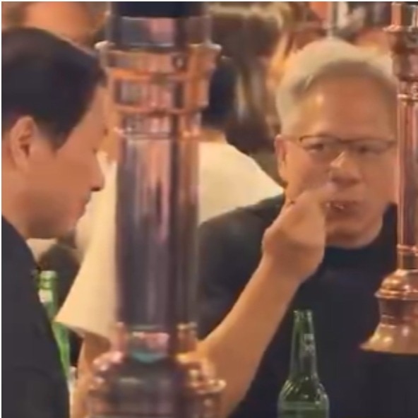 Nvidia CEO Jensen Huang goes off-script in Seoul, joins top tech chiefs for Korean BBQ