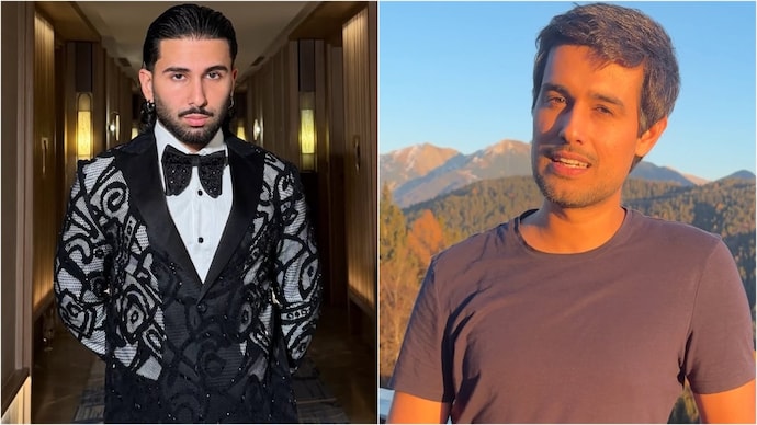 Orry slammed Dhruv Rathee in a recent podcast. (Credit: Instagram/@orry @dhruvrathee) Orry, Dhruv Rathee