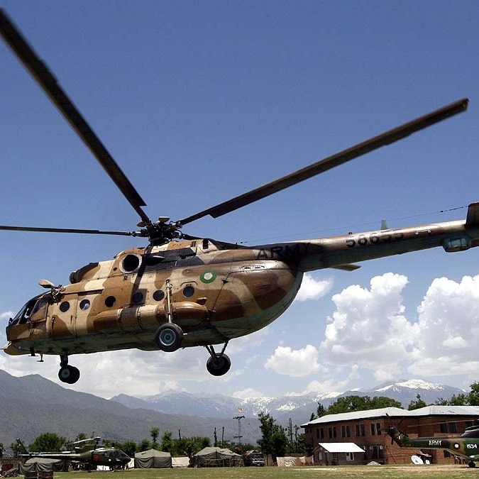 Pak Army Mi-17 helicopter crashes in PoK during take-off, all aboard killed