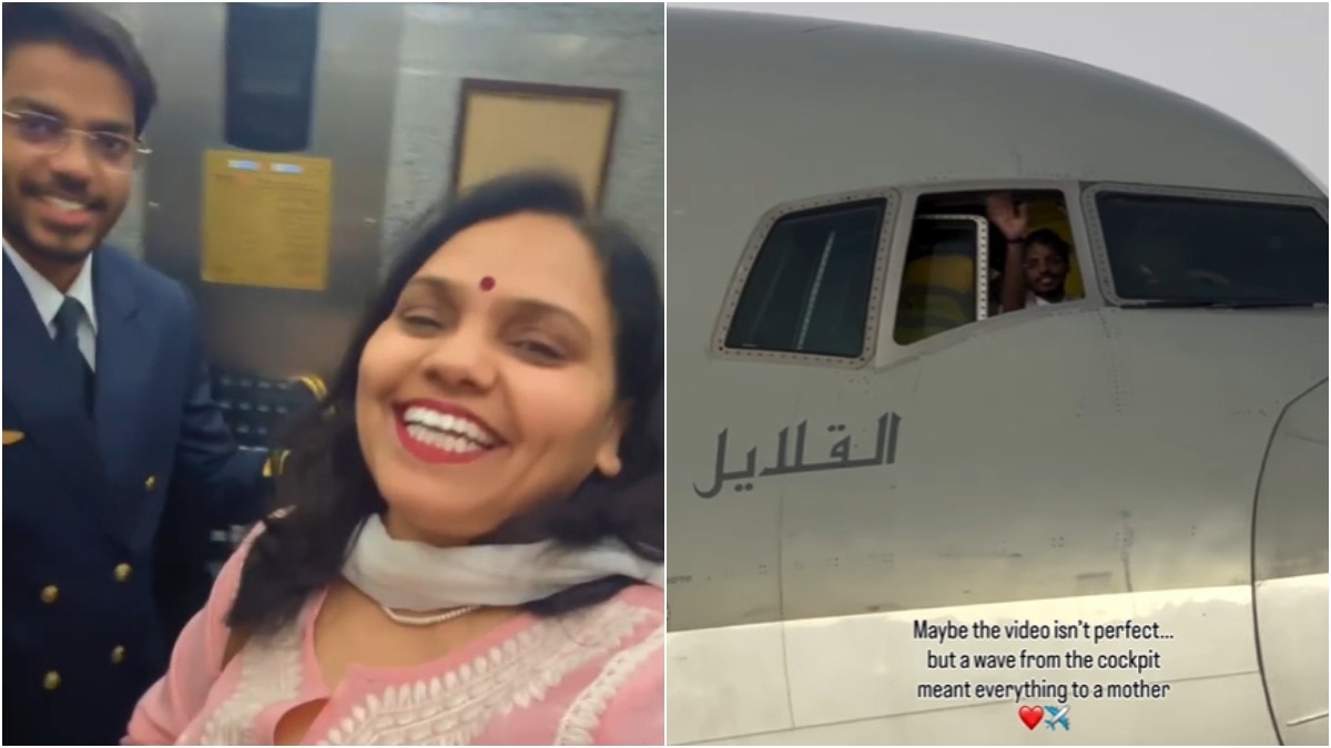 Proud mother shares special flight experience as son pilots 