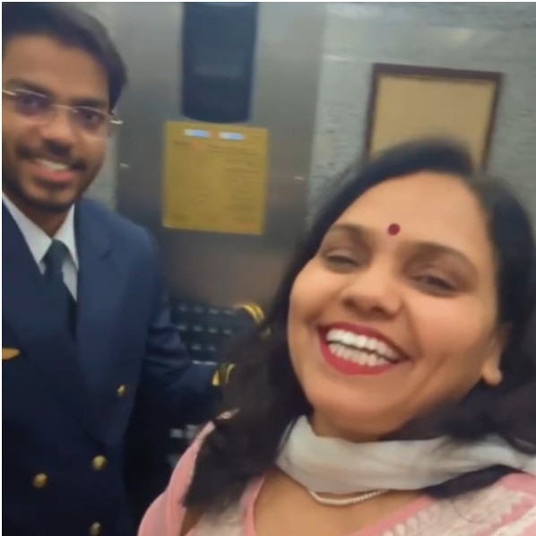 Proud mother shares special flight experience as son pilots aircraft. Video is viral