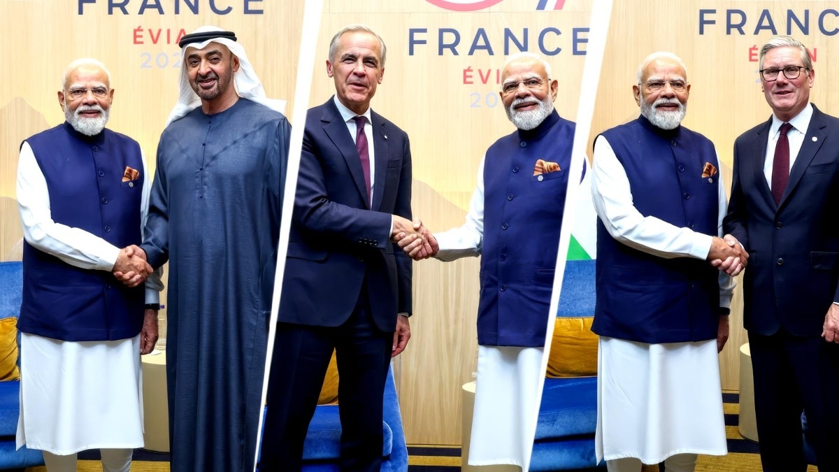 PM reviews bilateral ties with Canada, UK, UAE leaders on G7 sidelines in France